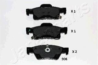 Гальм. колод. задн. JEEP Grand Cherokee 11- JAPANPARTS PP-906AF фото товару