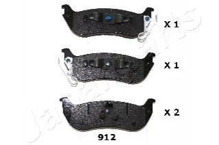<strong>Торм. кол. задн. CHRYSLER PACIFICA 03- JAPANPARTS PP-912AF (фото 1)</strong>