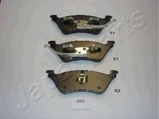 CHRYSLER Тормозные колодки дисковые Voyager 01- задн. для JAPANPARTS PP-993AF фото товару
