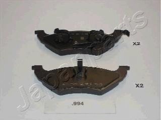 CHRYSLER Тормозные колодки дисковые Voyager,Caravan 95- JAPANPARTS PP-994AF фото товару