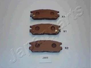 OPEL Тормозные колодки задн. FRONTERA A,B 2 для Opel, ISUZU, Great Wall JAPANPARTS PP-999AF фото товару