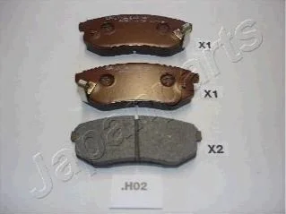 <strong>HYUNDAI Тормозные колодки задн. Santamo 2,0 -02, KIA Joise JAPANPARTS PP-H02AF (фото 1)</strong>