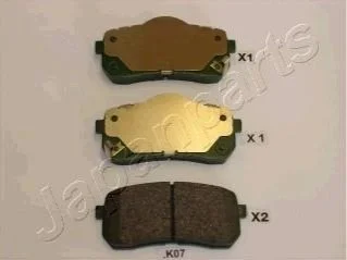 KIA Тормозные колодки задн.Carnival III 06- для JAPANPARTS PP-K07AF фото товару