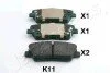 <strong>HYUNDAI гальмівні колодки задн.Sorento,Santa Fe 06- JAPANPARTS PP-K11AF (фото 1)</strong>