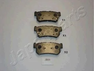 SSANGYONG Тормозн.колодки задн.Rexton,Kyron,Actyon для JAPANPARTS PP-S01AF фото товару