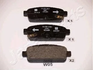 OPEL Тормозн.колодка задн.Astra J,Mokka,Zafira,Chevrolet Cruze 09- для JAPANPARTS PP-W05AF фото товару