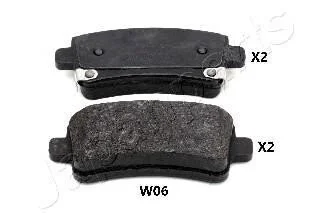 OPEL гальмівні колодки задн.Insignia 08- для JAPANPARTS PP-W06AF фото товару
