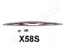 Щетка стеклоочистителя со спойлером 1x580 (крючек) JAPANPARTS SS-X58S (фото 1)