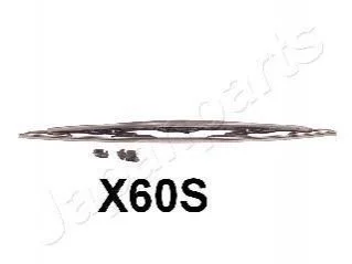 Щетка стеклоочистителя со спойлером 1x600 (крючек) для Mercedes, Renault, Ford, KIA, Peugeot JAPANPARTS SS-X60S фото товару