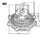 <strong>Вискомуфта вентилятора MITSUBISHI L300 JAPANPARTS VC-500 (фото 3)</strong>