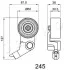<strong>Ролик ремня ГРМ Toyota Corolla verso 2.0 (04-09),Toyota Avensis 2.0 (03-08) (452 JAPKO 45245 (фото 2)</strong>
