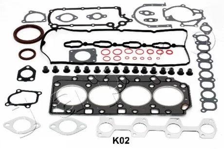 К-кт прокладок двигателя Hyundai H-1 (01-)/KIA Sorento (02-) D4CB 2.5 CRDi (49K0 для KIA, Hyundai JAPKO 49K02 фото товара