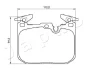 <strong>Колодки гальмівні передні BMW 1 F20 (11-), 3 F30 (11-) ver. Brembo JAPKO 500103 (фото 2)</strong>