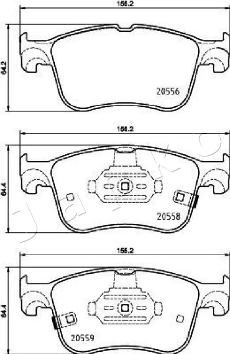 <strong>Колодки гальмівні передні Ford Focus IV (18 -) JAPKO 500354 (фото 1)</strong>
