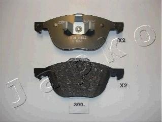Колодки гальмівні дискові Mazda 3 1.4 (04-09),Mazda 3 1.4 (03-09),Mazda 3 1.6 (JAPKO 50300