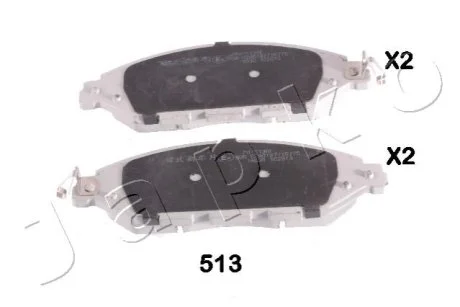 Колодка гальмівна передня Nissan Pathfinder (R52) (13-)/Infinity QX60 2.5 (14-) для Infiniti, Nissan JAPKO 50513 фото товару