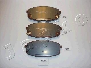 Колодки тормозные дисковые Kia Ceed sw 1.4 (07-12),Kia Ceed sw 1.6 (07-12),Kia C JAPKO 50K09 (фото 1)