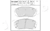<strong>Колодки тормозные дисковые Hyundai i40 1.6 (12-),Hyundai i40 1.7 (12-),Hyundai i JAPKO 50K20 (фото 2)</strong>