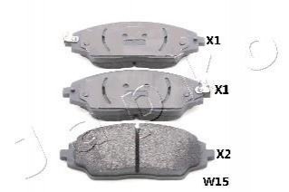 Колодки тормозные дисковые Chevrolet Aveo 1.2 (11-),Chevrolet Aveo 1.3 (11-) (50 JAPKO 50W15 (фото 1)