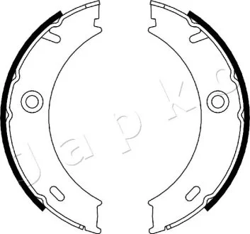 Колодки ручника MB Sprinter 904/ VW LT28-46 (95-) 170x40 мм для JAPKO 550503 фото товара