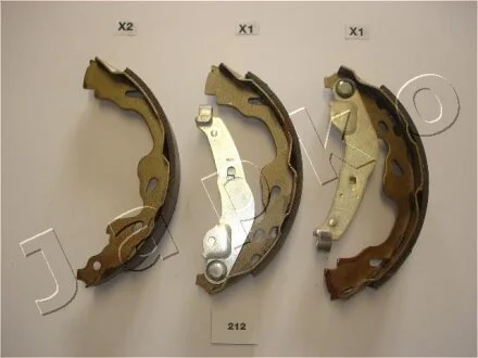 Гальмівні колодки зад. PEUGEOT 107/CITROËN C1 1.0-1.4 05-14 для Toyota, Suzuki, Opel, Citroen, Peugeot JAPKO 55212 фото товару