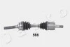 <strong>Напіввісь ліва Mitsubishi L 200, Pajero II (96-11) (L=616мм) JAPKO 62566 (фото 1)</strong>