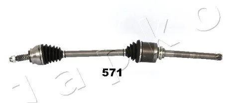 Піввісь перед. OUTLANDER II 2.2 DI-D 07-12 П. для Mitsubishi, Citroen, Peugeot JAPKO 62571 фото товару
