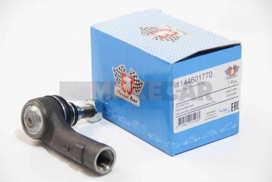 <strong>Наконечник рульової тяги T4 92>95 (конус 16) Л. JP GROUP 1144601770 (фото 1)</strong>