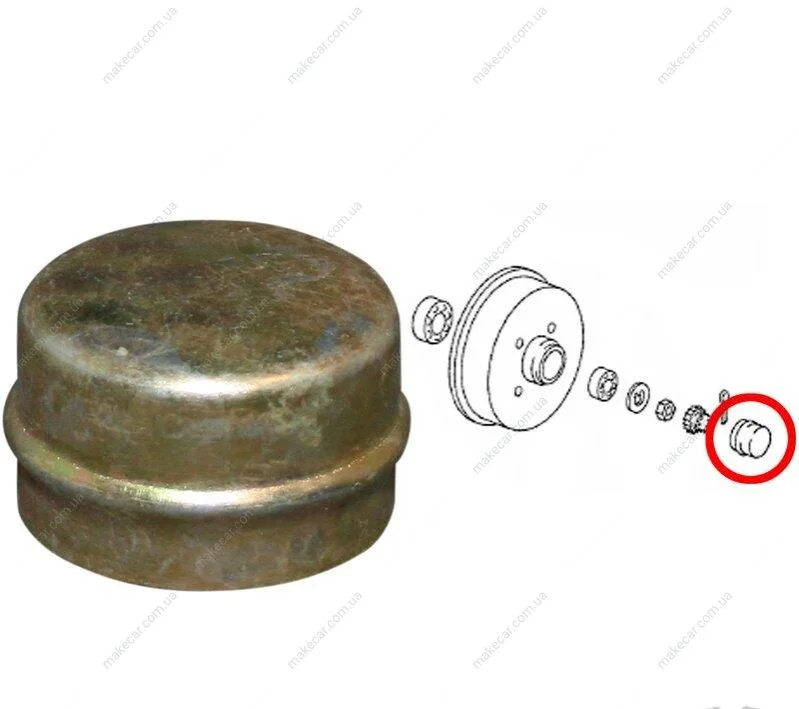 <strong>Ковпак маточини Audi 80/Golf III/Passat -01 JP GROUP 1151450200 (фото 1)</strong>