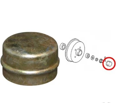 Ковпак маточини Audi 80/Golf III/Passat -01 для JP GROUP 1151450200 фото товару
