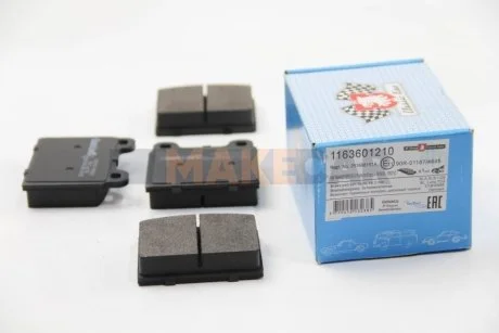 Гальмівні колодки перед. VW T3 -92 (19mm) (Teves) для Alfa Romeo, Porsche JP GROUP 1163601210 фото товару