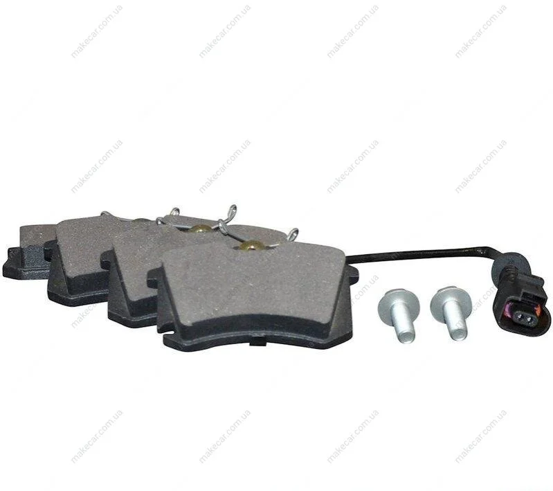 <strong>Гальмівні колодки зад. Caddy III/IV/Passat/Audi A4/A6 (з датчик.) JP GROUP 1163705910 (фото 1)</strong>