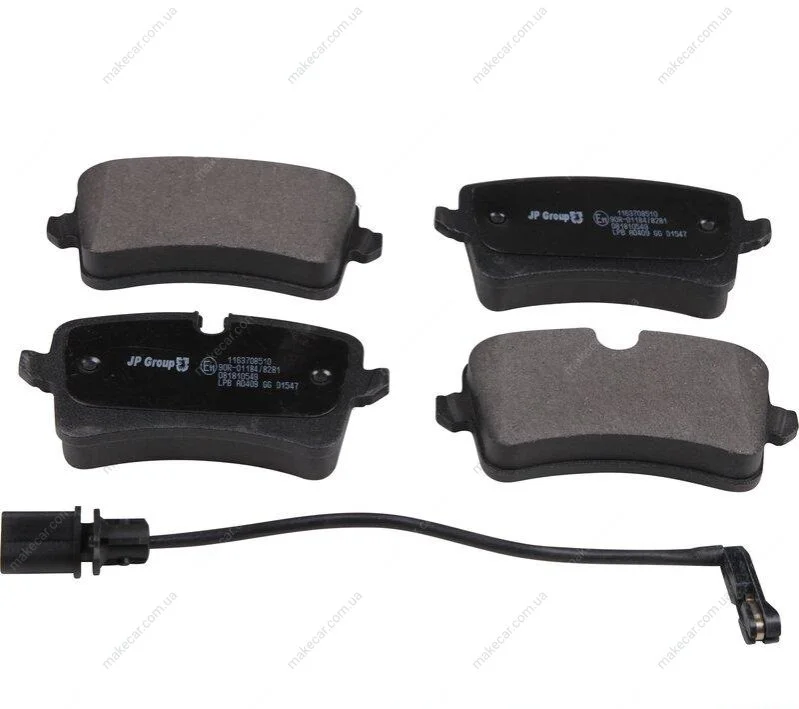 <strong>Колодки тормозные задние Audi A6/7 11- JP GROUP 1163708510 (фото 1)</strong>