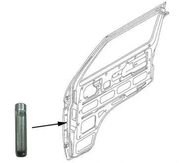 Палець дверної петлі Golf/Passat -91 для Volkswagen, Seat JP GROUP 1187450100 фото товару