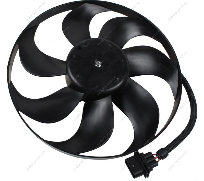 <strong>Вентилятор охолодження Golf IV/Octavia (345mm/100/60W/+AC) JP GROUP 1199101300 (фото 1)</strong>