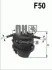 <strong>CITROEN Фильтр топливный диз.1,4HDi 03- PEUGEOT FORD 1,4TDCI: Fiesta, Fusion JP GROUP 1518701009 (фото 1)</strong>