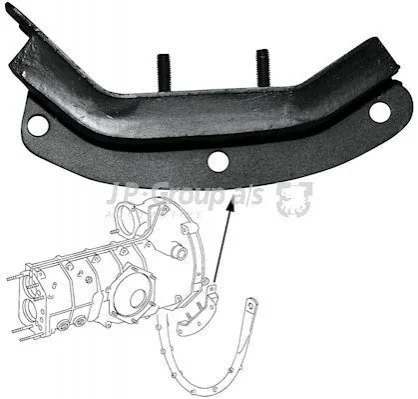 <strong>VW Подушка КПП Porsche 356 JP GROUP 1632400170 (фото 1)</strong>