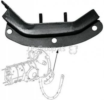 VW Подушка КПП Porsche 356 для JP GROUP 1632400170 фото товару