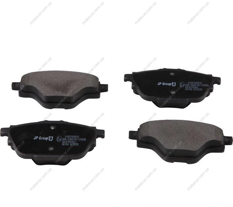 <strong>Гальмівні колодки зад. Citroen C4/Peugeot 308 II 13- (Bosch) JP GROUP 3163700610 (фото 1)</strong>