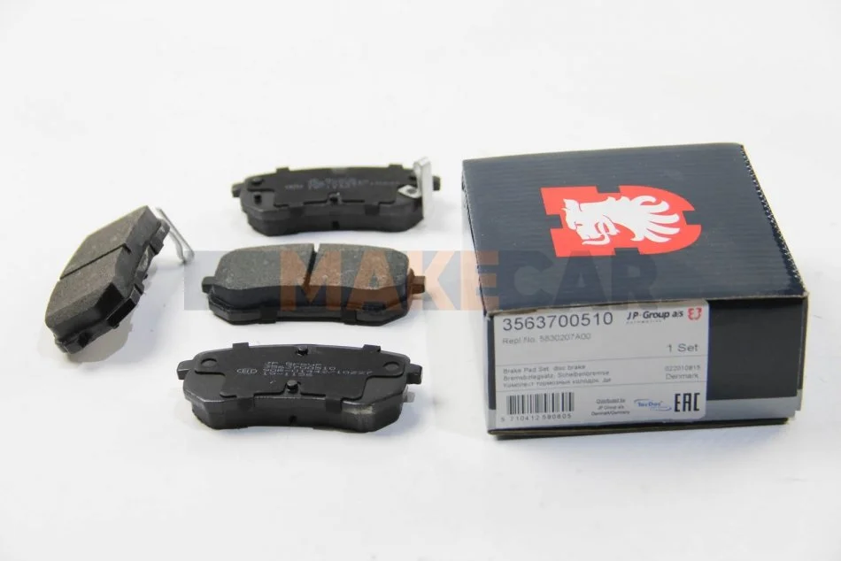 <strong>Гальмівні колодки зад. i10/Picanto 04- JP GROUP 3563700510 (фото 1)</strong>