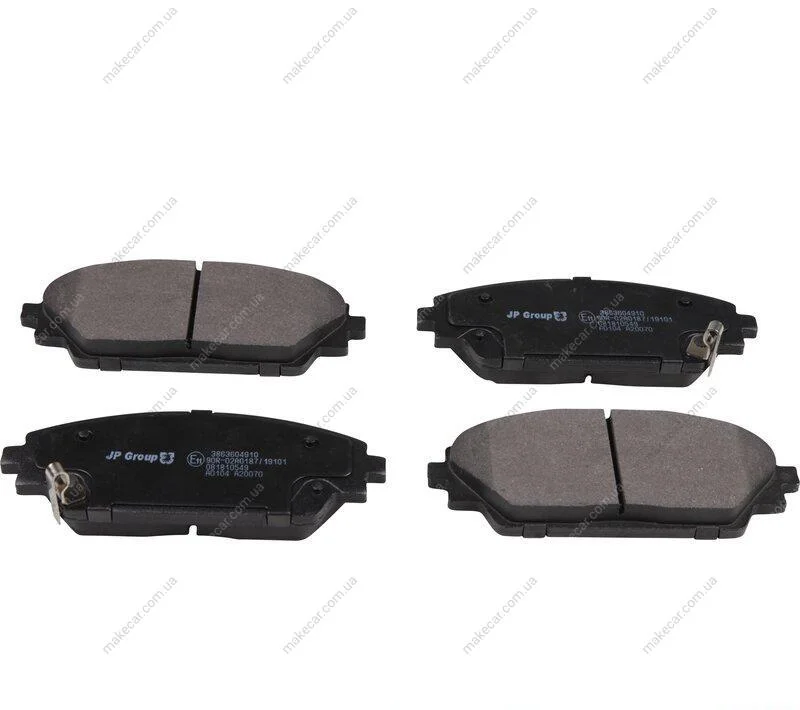 <strong>Гальмівні колодки пер. Mazda 3/CX-3 13- JP GROUP 3863604910 (фото 1)</strong>