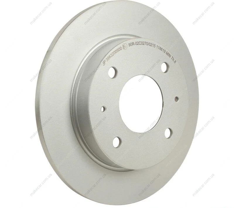 <strong>Гальмівний диск зад. Colt 04-12/Smart Forfour 04-06 (250x10) JP GROUP 3963200500 (фото 1)</strong>