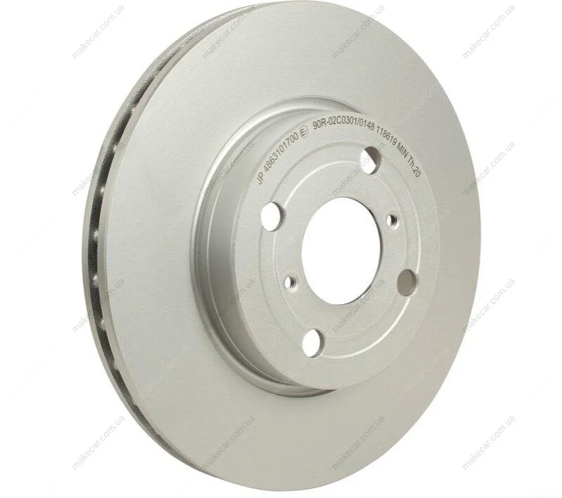 <strong>TOYOTA Тормозной диск пер.Yaris 06- JP GROUP 4863101700 (фото 1)</strong>