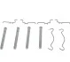 <strong>Монтажний к-кт гальмівних колодок COROLLA/YARIS 01-07 JP GROUP 4863750110 (фото 1)</strong>