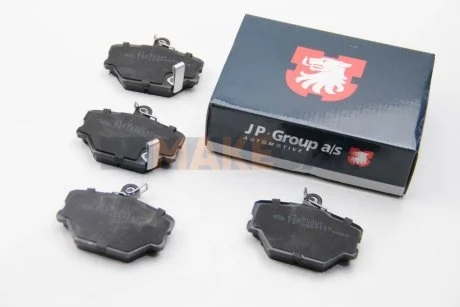 Гальмівні колодки перед. Smart 0.6/0.7/1.0 i/0.8 CDI для JP GROUP 6163600110 фото товару