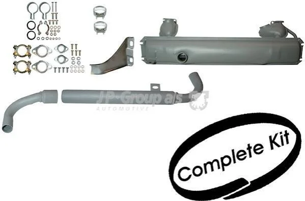 <strong>Глушник VW T2 68-71 комплект JP GROUP 8120000410 (фото 1)</strong>