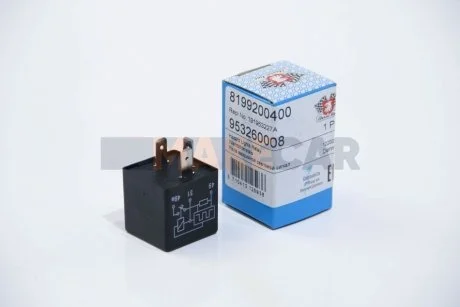 Реле поворотів (3 контакта/12V) VW/Fiat/Peugeot/Citroen/Ford/Opel для Volkswagen, Audi, Seat JP GROUP 8199200400 фото товару