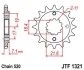 <strong>Передня зірка 14зуб. CBR 250R 11- анал. JTF1321-14 JT MOTO 101-442-14 (фото 1)</strong>