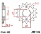 <strong>Передня зірка 16зуб. XRV750 Africa Twin ?90-03 JT MOTO 101-552-16 (фото 1)</strong>
