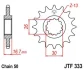 <strong>Передня зірка 16зуб. VFR750F/CBR900RR/1000RR JT MOTO 101-664-16 (фото 1)</strong>